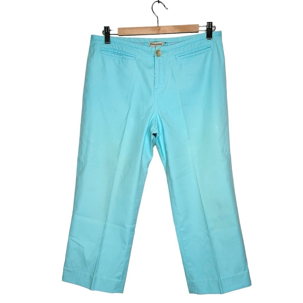 Banana Republic | Y2K Blue Crop Pants Size 8
